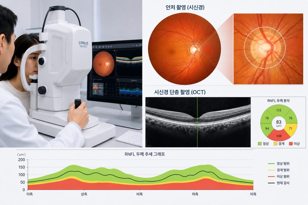 녹내장 검사에 대한 설명