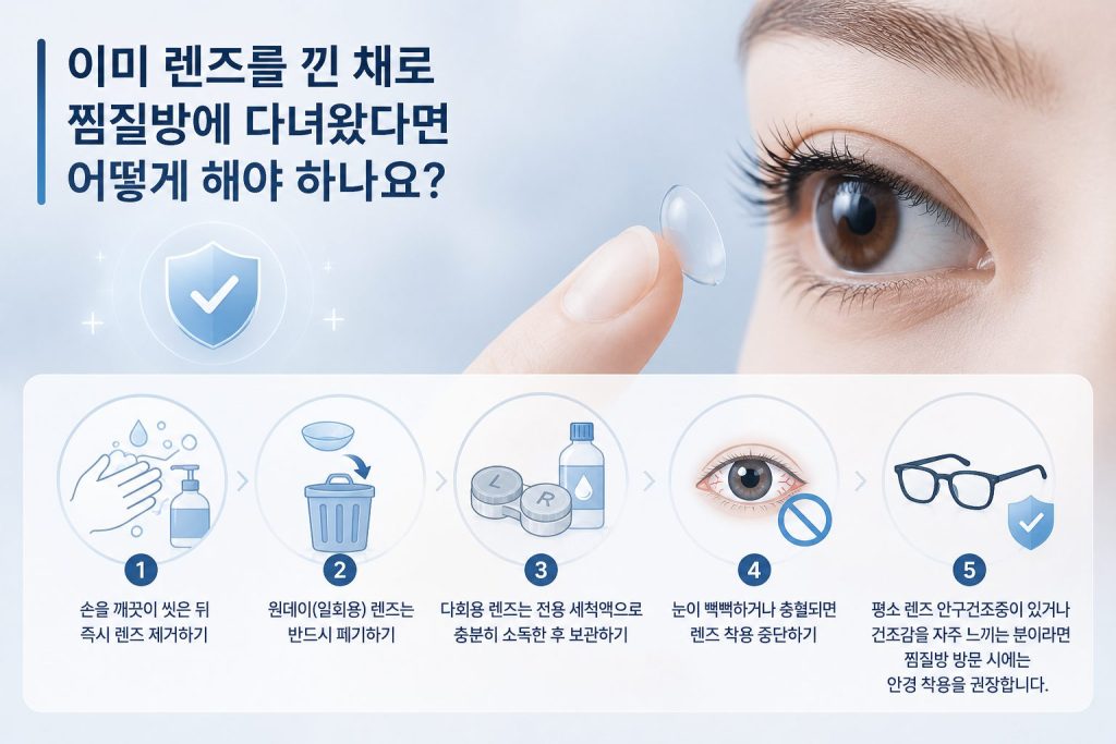 찜질방 이용 후 눈 건강을 지키기 위한 올바른 대처법