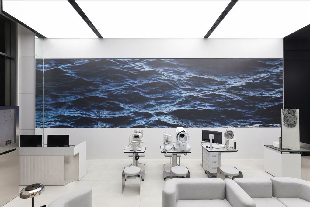 Modern examination room at St. Mary's Jin Eye Center, Gangnam