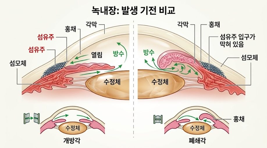성모진안과 녹내장 치료 안압 메커니즘
